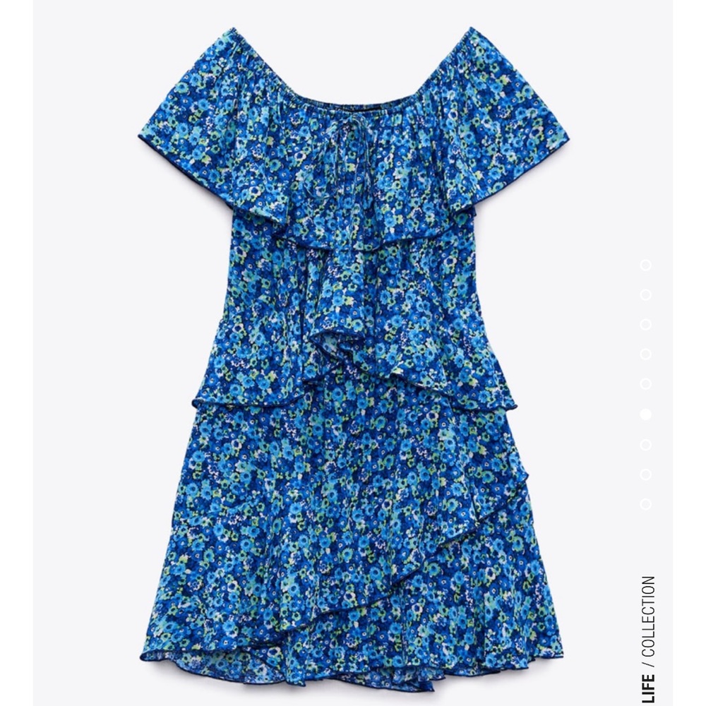ZARA | RUFFLED FLORAL ROMPER
